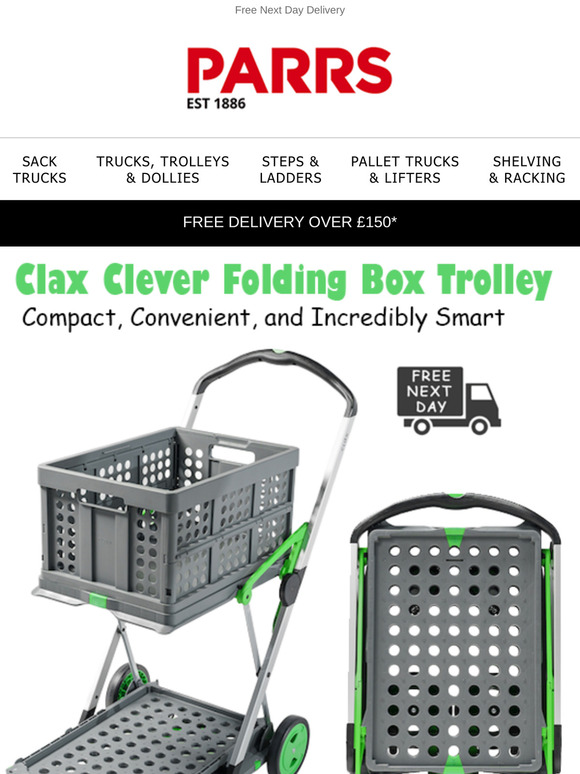 Strong, Lightweight, Foldable: Clax Clever Trolley Does It All