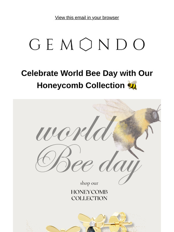 Honeycomb Jewellery for World Bee Day🐝