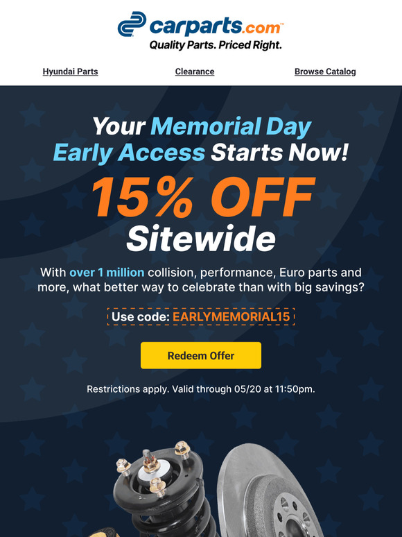 Your Early Access Starts NOW 🇺🇸 15% OFF