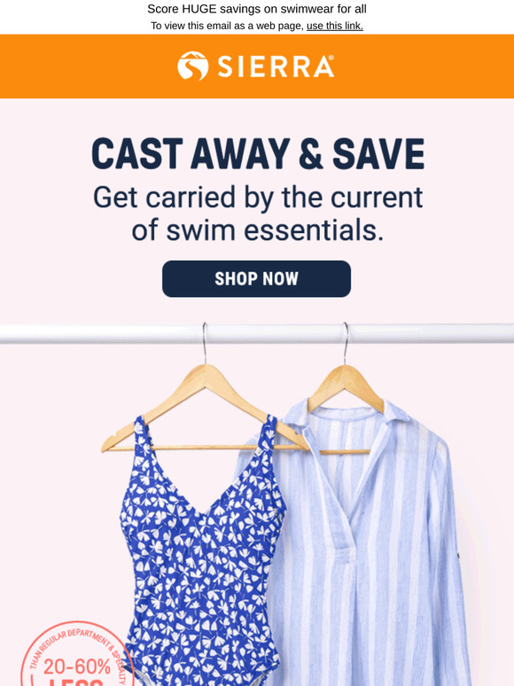 20-60% less*: Swim essentials 🏊‍♀️