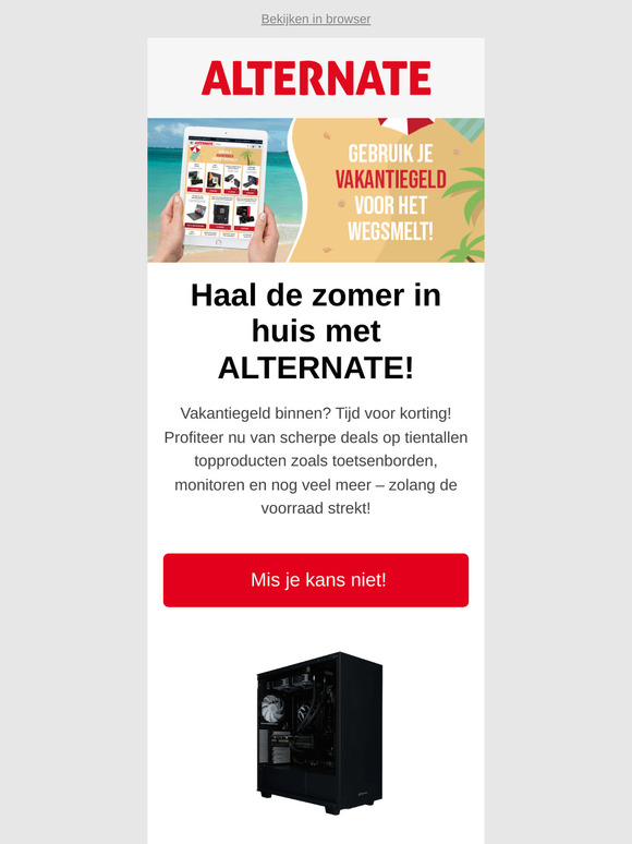 Gebruik je vakantiegeld voor het wegsmelt!