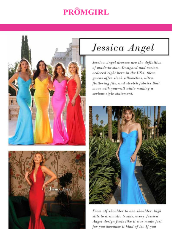 Jessica Angel Prom Dresses — Made Just for You in the USA