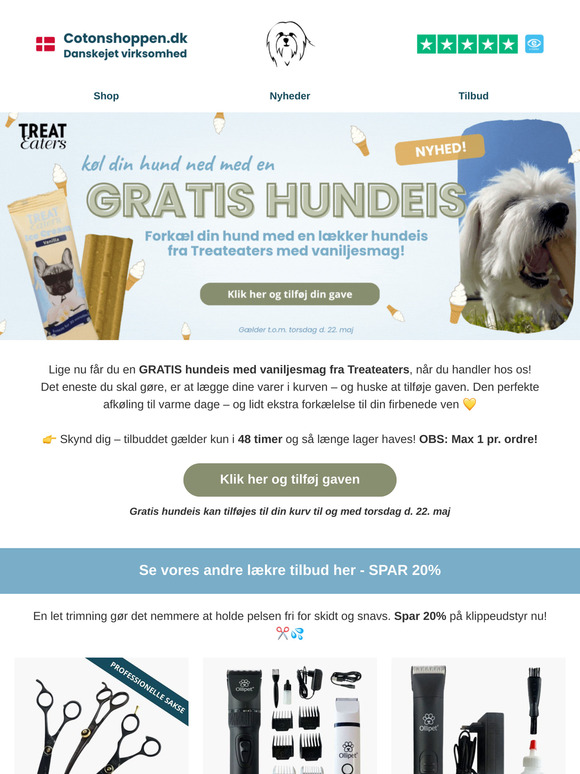 🍦🐶 GRATIS HUNDEIS, —