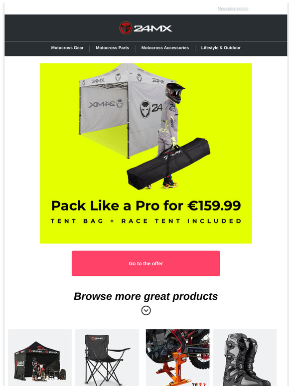 🎯 Buy the tent bag. Score the tent.