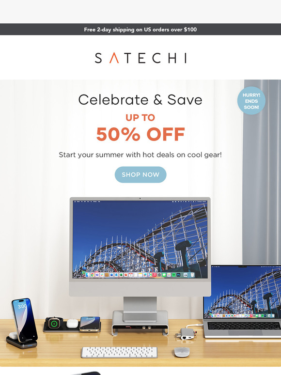 Whoa, up to 50% OFF Memorial Day Deals 🤩 🎉