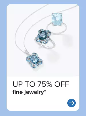 Light blue gemstone jewelry. Up to 75% off fine jewelry.