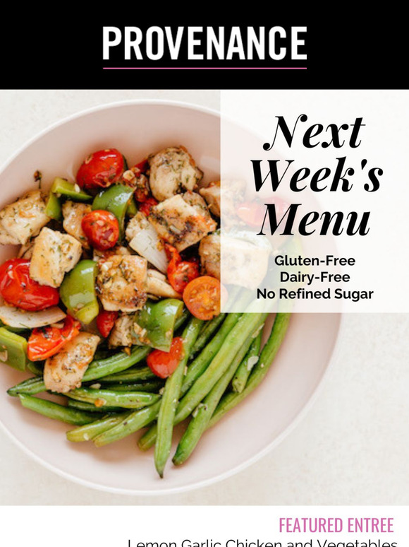 Next Week’s Menu: Memorial Day weekend