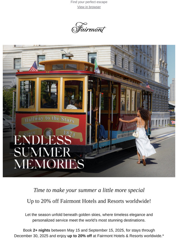 😎 —, make the most of summer with exclusive savings!
