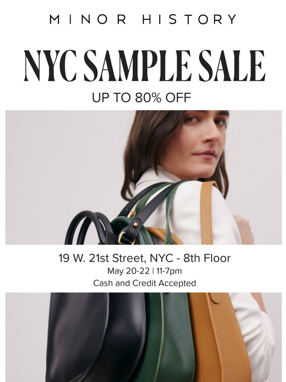 Sample Sale - Happening NOW!