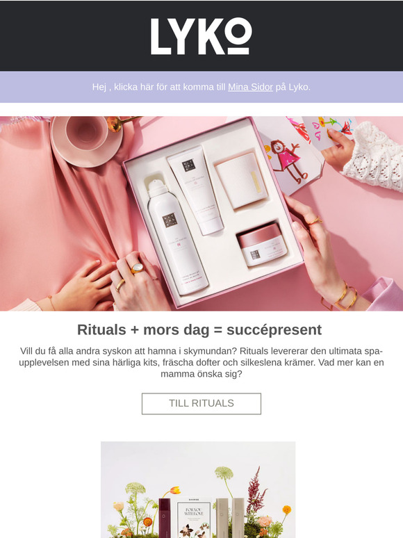 Mors dag-present från Rituals & Davroe