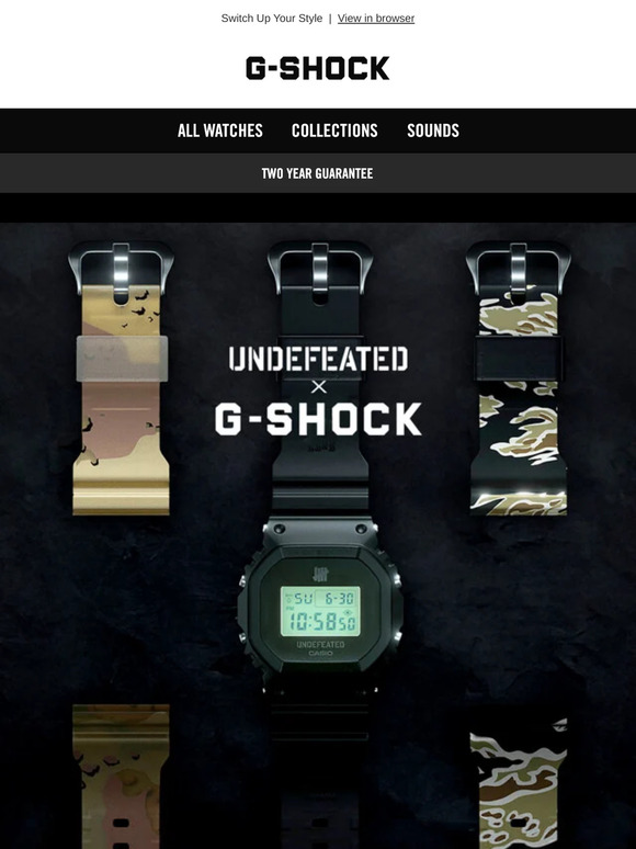 NEW: DWE-5600UD-1ER  - UNDEFEATED x G-SHOCK