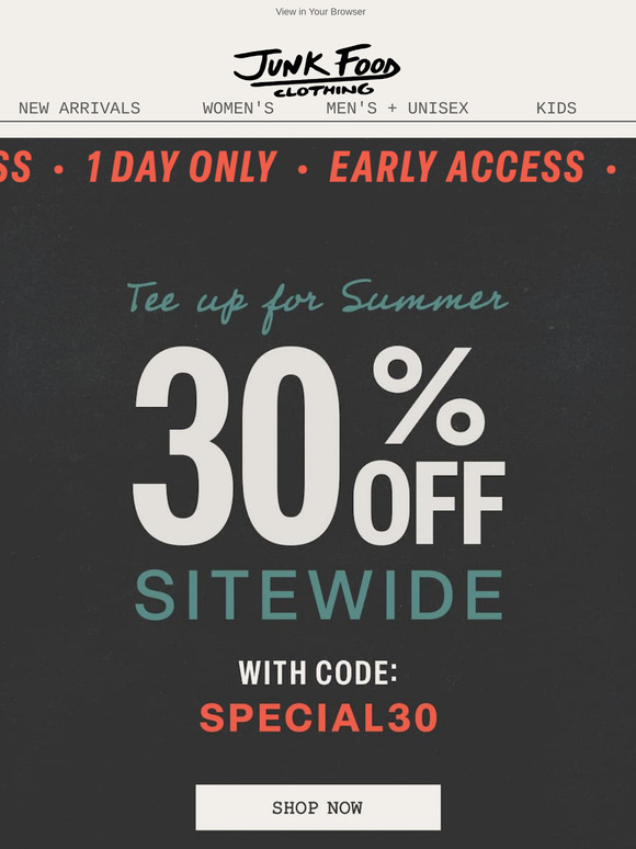 🚨 EXCLUSIVE: 30% Off Sitewide