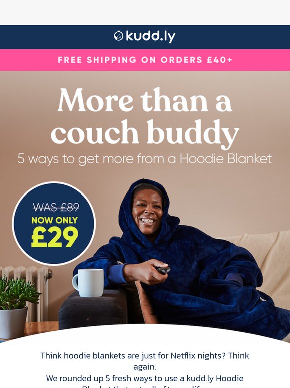 5 unexpected ways to use a Hoodie Blanket 💙