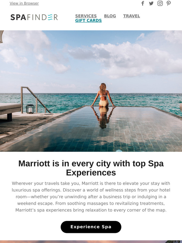 Travel Tuesday; Across the Country, take a Wellness Spa Break