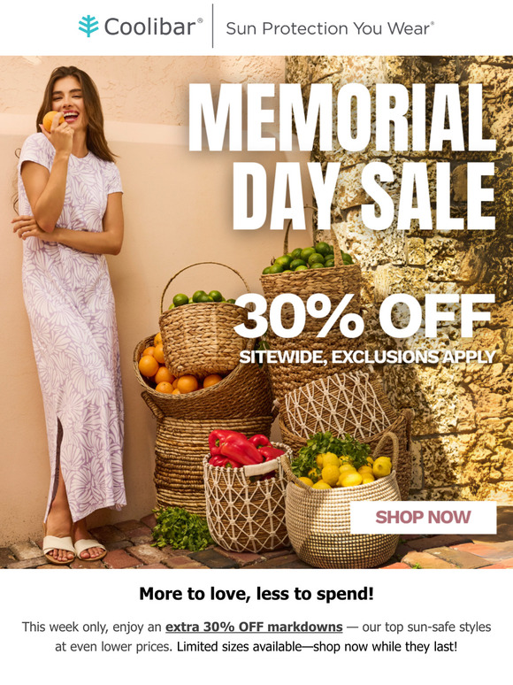 ☀️ Extra 30% OFF Markdowns ☀️