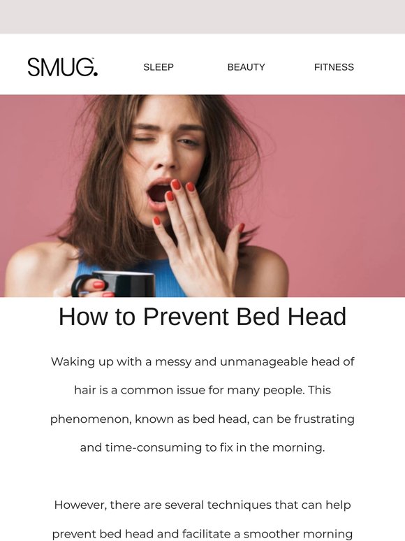 How to Prevent Bed Head