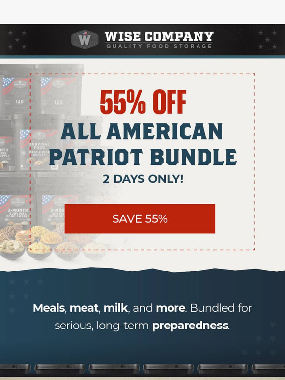 55% Off the All American Patriot Bundle 🇺🇸
