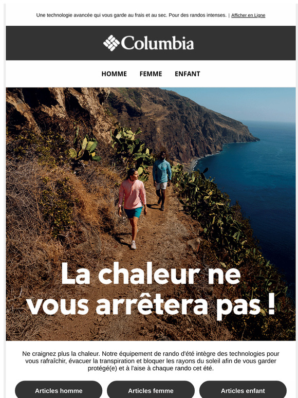 Randonnez au frais, même quand il fait chaud ! ☀️
