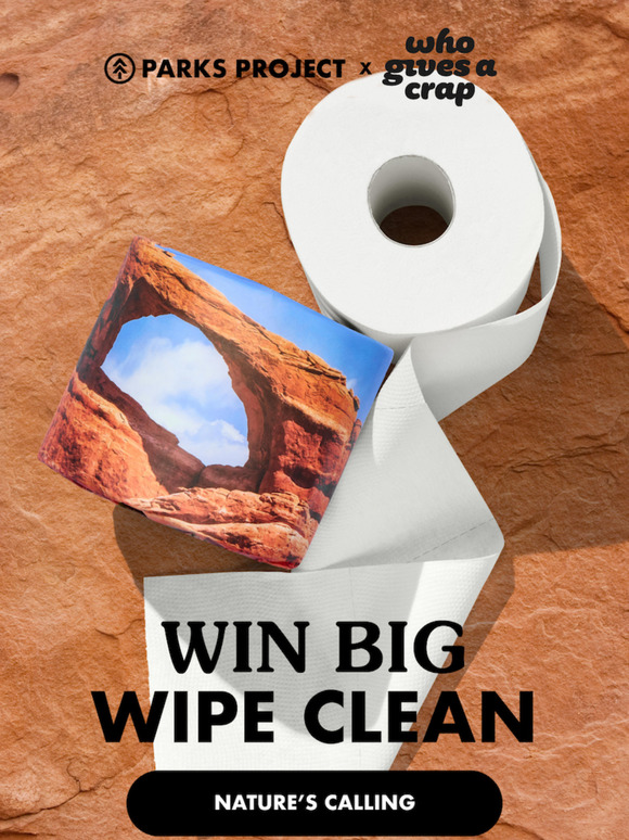 Win 48 Rolls of Who Gives a Crap x Parks Project TP 🌲