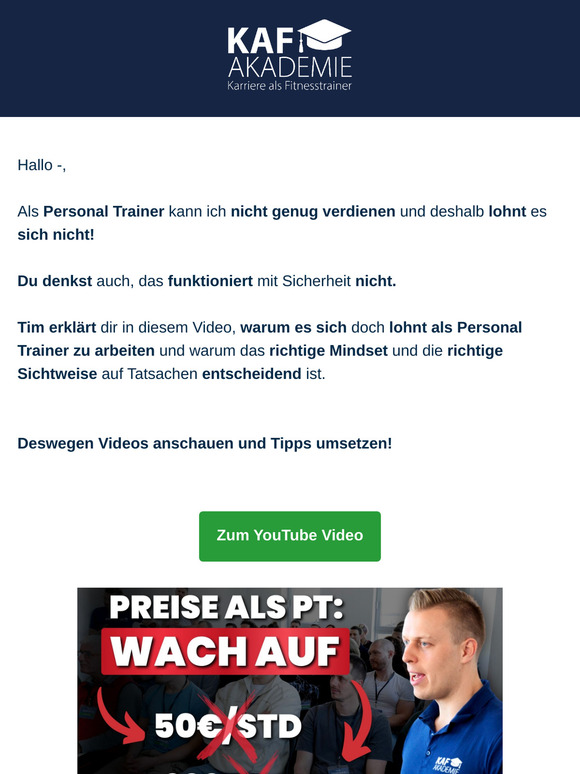 Starte mit dem richtigen Mindset als Personal Trainer durch!