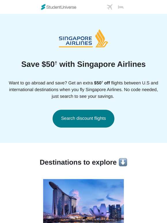 Save OVER $1,000 when you book with Singapore Airlines! 🤯