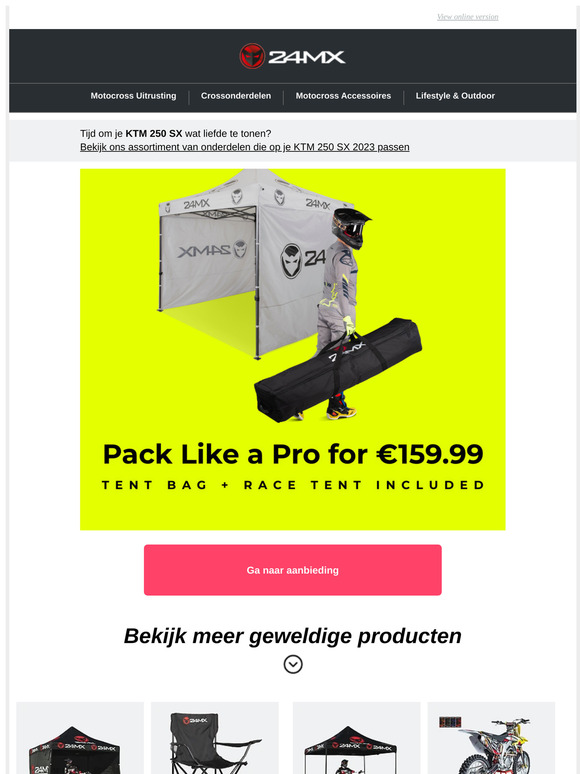 🎯 Koop de Tenttas. Scoor de tent.