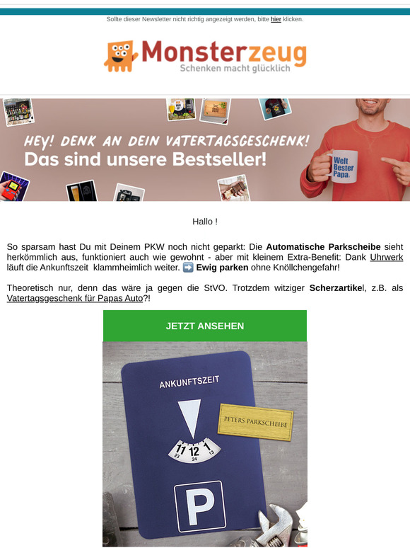 Dreister Scherzartikel: Automatische Parkscheibe!! Weiterparken dank Uhrwerk!!