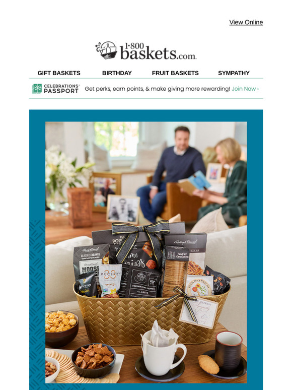 Send gourmet gifts of comfort and kindness.