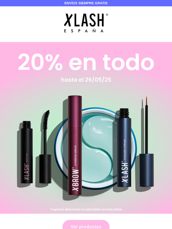 Aprovecha el 20% DTO en TODO 🌸💘✨ *Hasta el 26/05/25