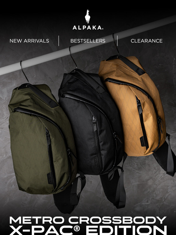 Metro Crossbody: NOW IN X-PAC® 🙌