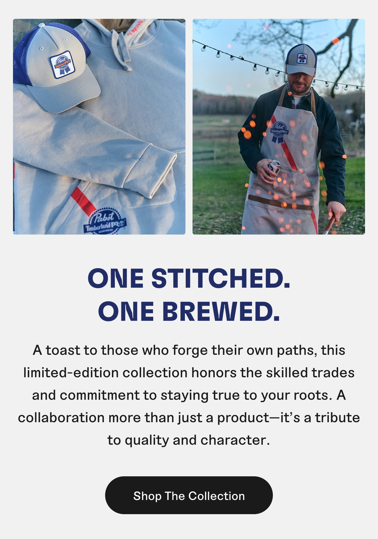 One Stitched. One Brewed. Shop The Collection.