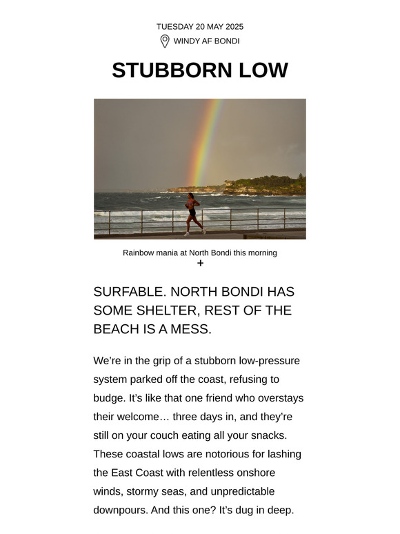 : : Stubborn low