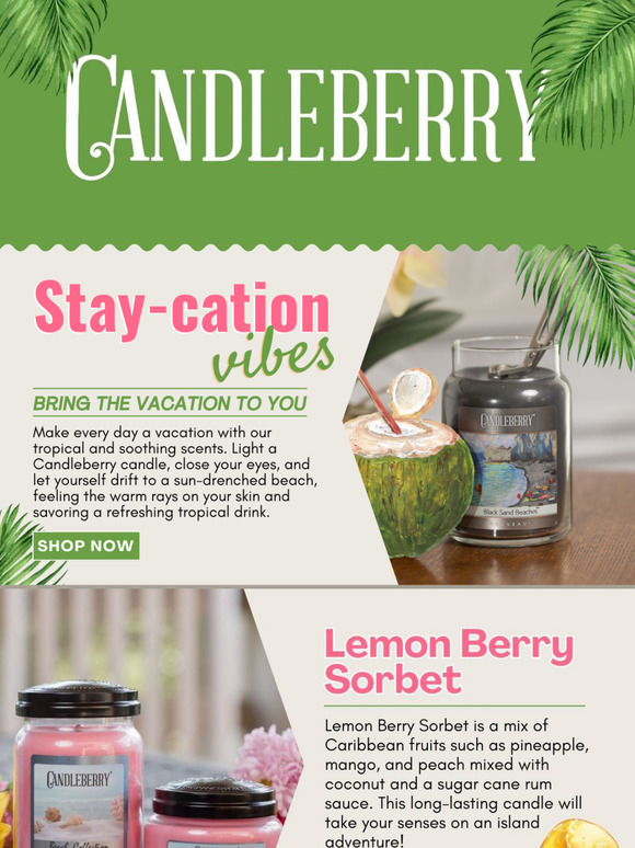 Stay-cation Scents Awaiting Your Arrival! 🌴