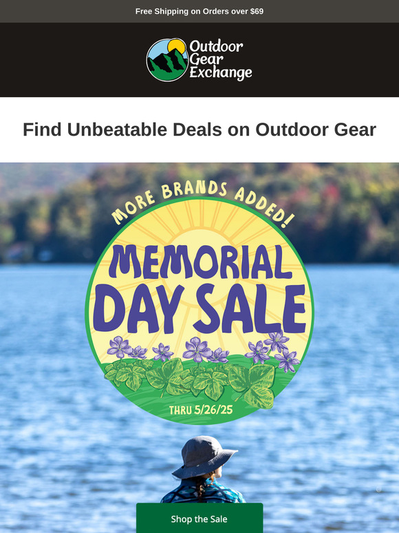 More Memorial Day Gear Deals Added!