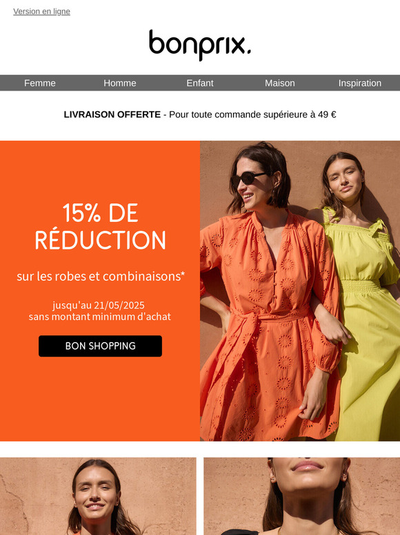 15% de réduction pour vous 🌞
