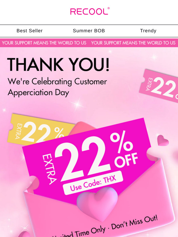 1-Day Only: May Customer Appreciation Sale🔥
