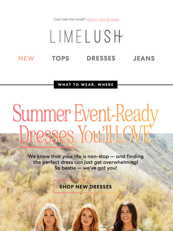 Dresses for every moment on your social calendar 🥂👗