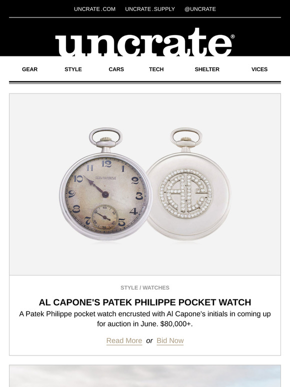 Al Capone's Patek Philippe Pocket Watch & more