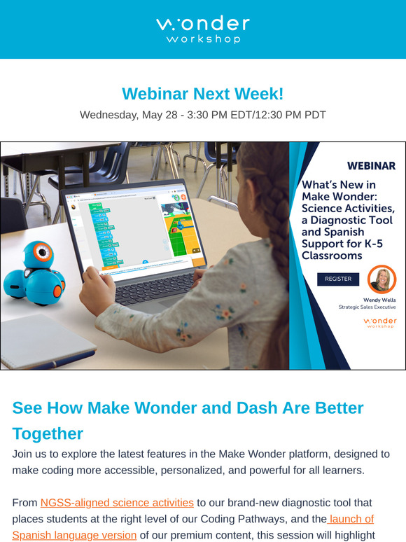 🥳 Webinar Next Wednesday!