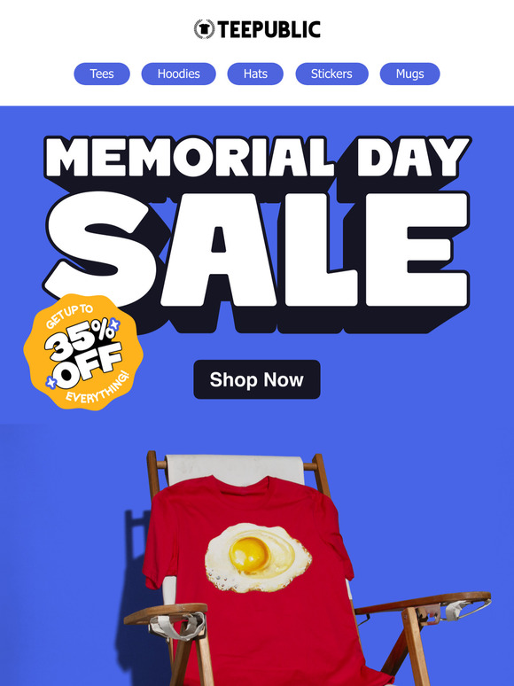 Yep, everyone’s having a sale this week.