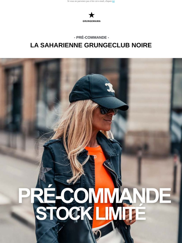 La saharienne Grungeclub en pré-commande pendant 72h !