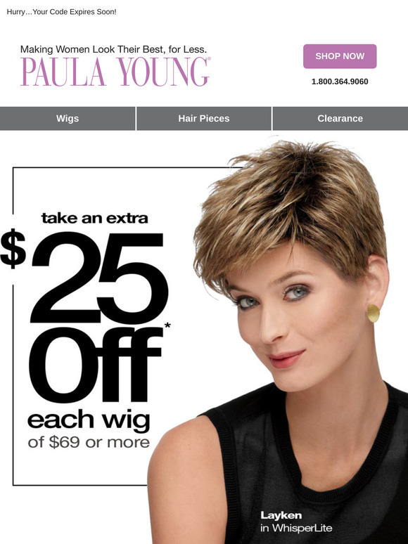 ⏰ EXTRA $25 Off Every Style ⏰