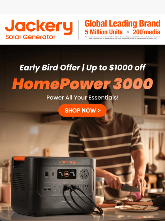 🌟Power All Your Essentials ｜The All-New HomePower 3000 is Here