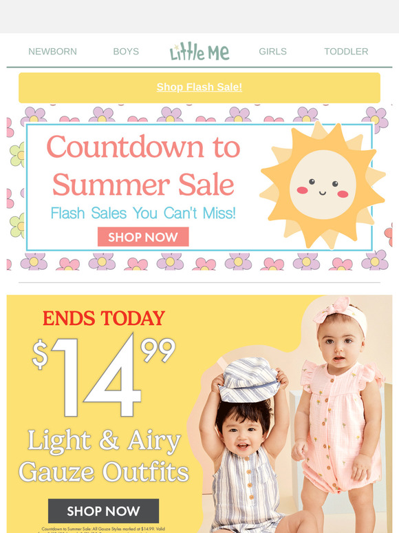 Ends Tonight: $14.99 Gauze Outfits!