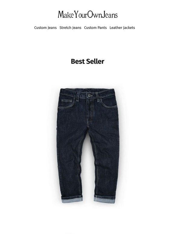 Kids Dark Blue Mid Weight Jeans