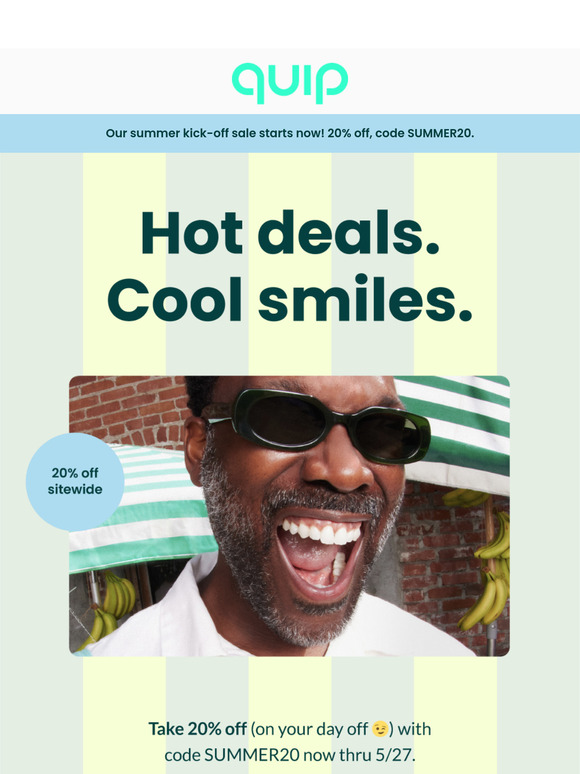 Sitewide savings start NOW