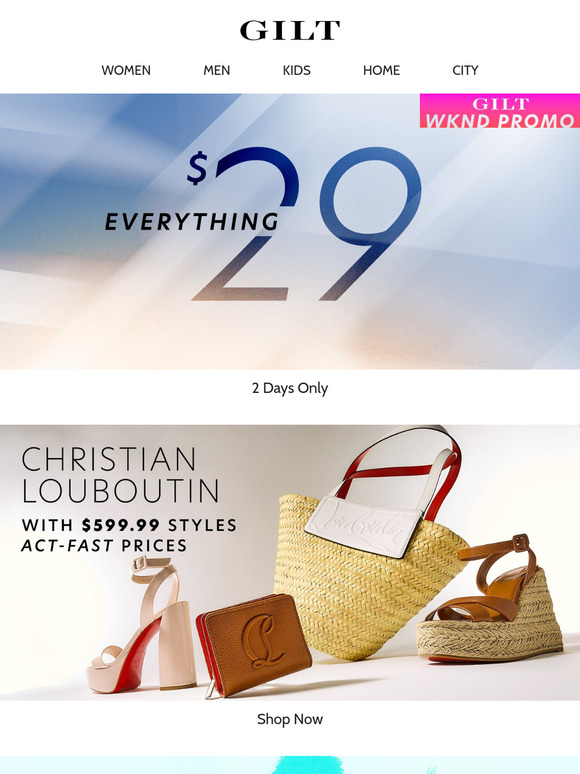 EVERYTHING $29 for 2 Days (we mean it)