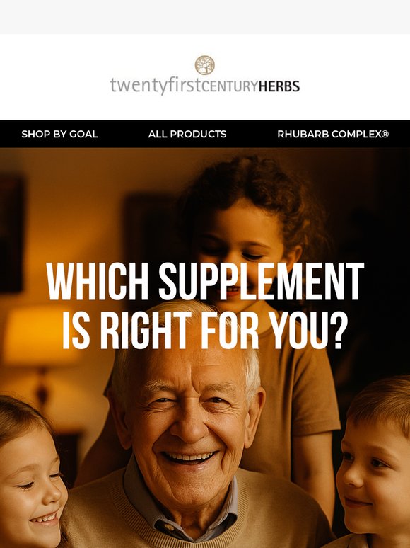 Find the right supplement for you