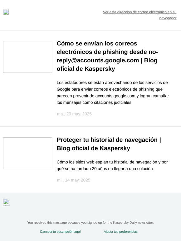Blog oficial de Kaspersky