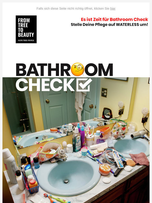 🧐 Mache den Bathroom Check und shoppe Waterless!